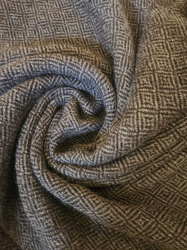 Grey 2 tone Shawl ***100%  Alpaca***