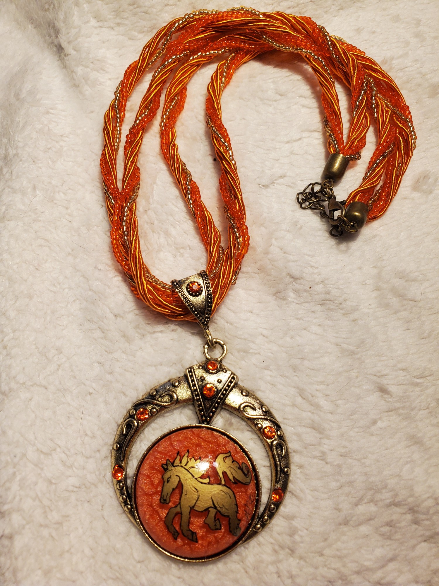 Tribal Horse Necklace