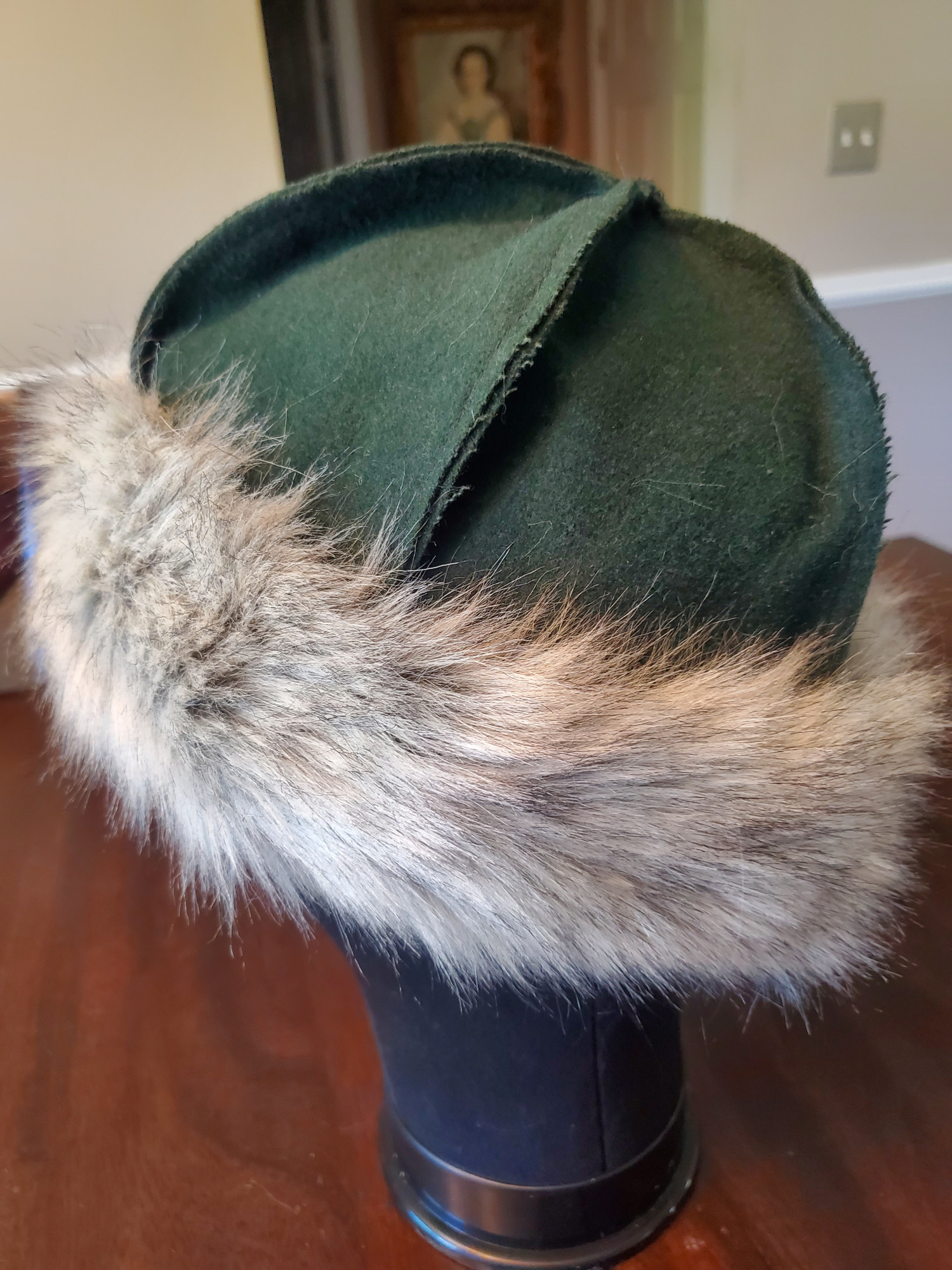 Viking Birka Hat Green Wool Medium