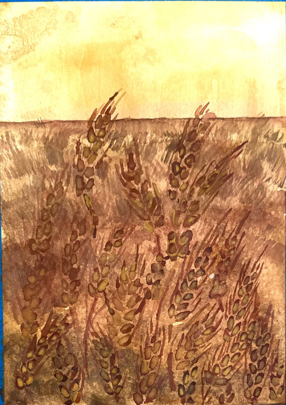 Wheat Fields 2 Card