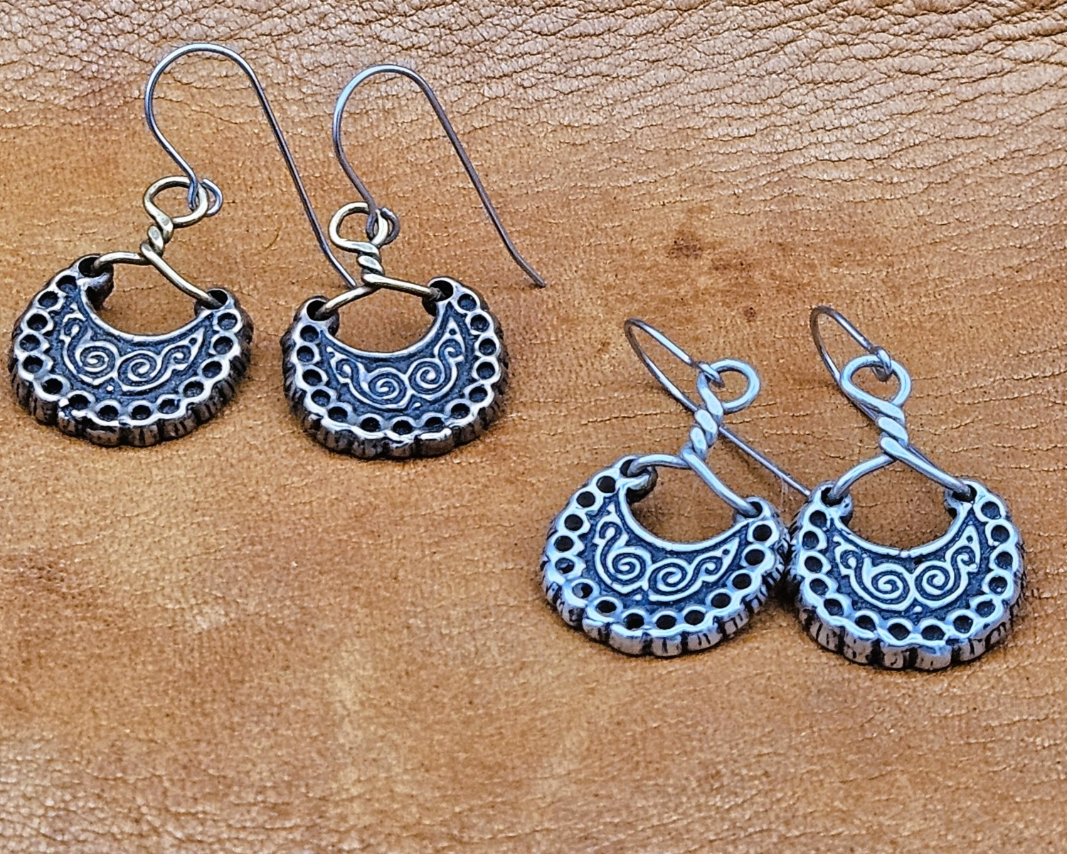 Earrings - crescent