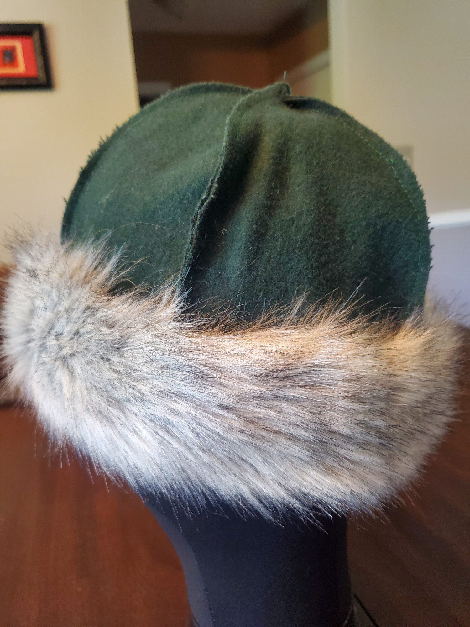 Viking Birka Hat Green Wool small