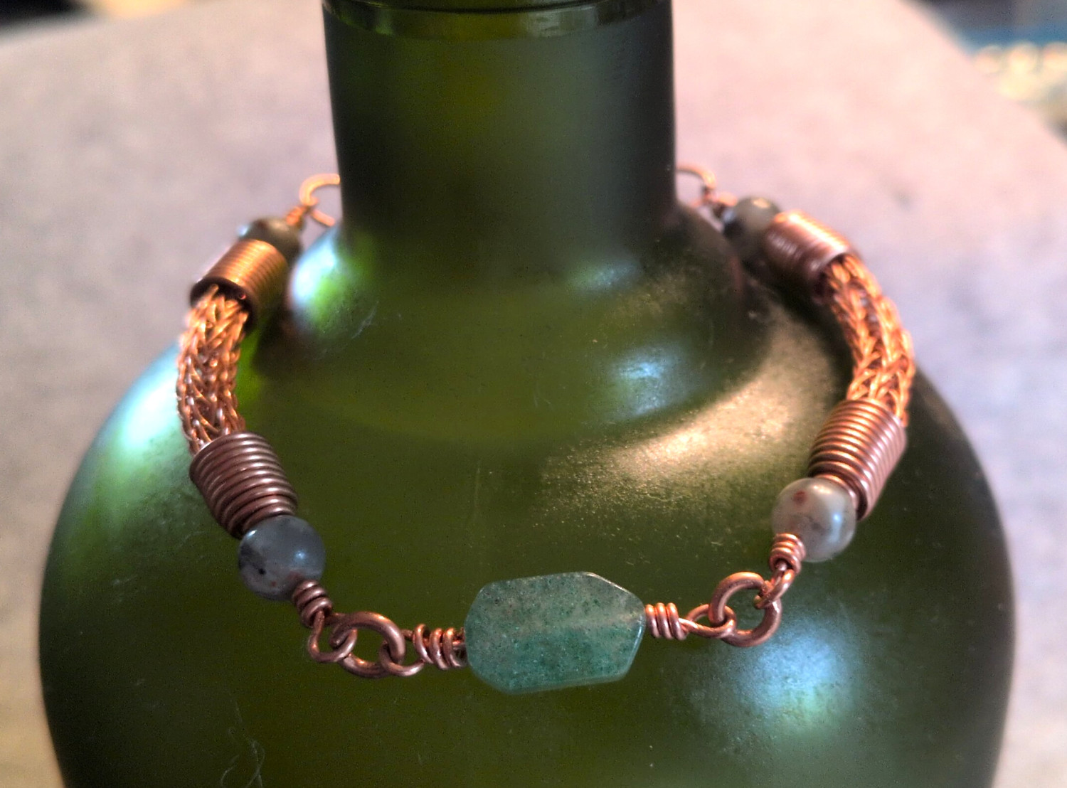 Slender Viking Wire Weave Bracelet