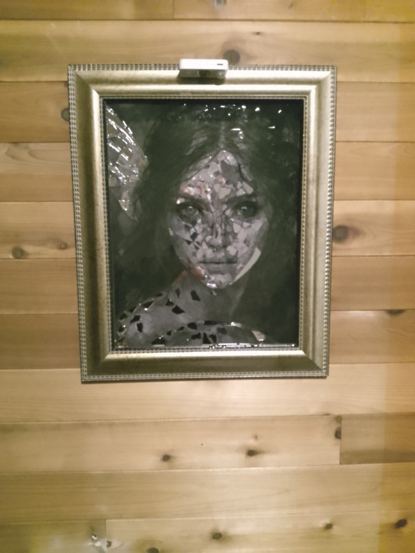 Fairy Portrait in broken mirror