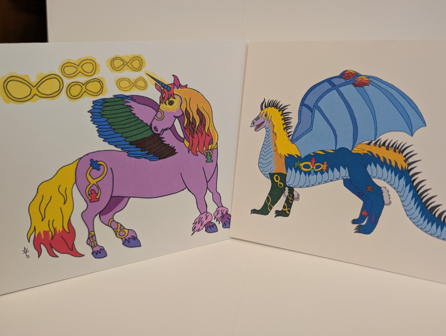 Born Different/Unmasked Autism Acceptance Notecard 4 card Set