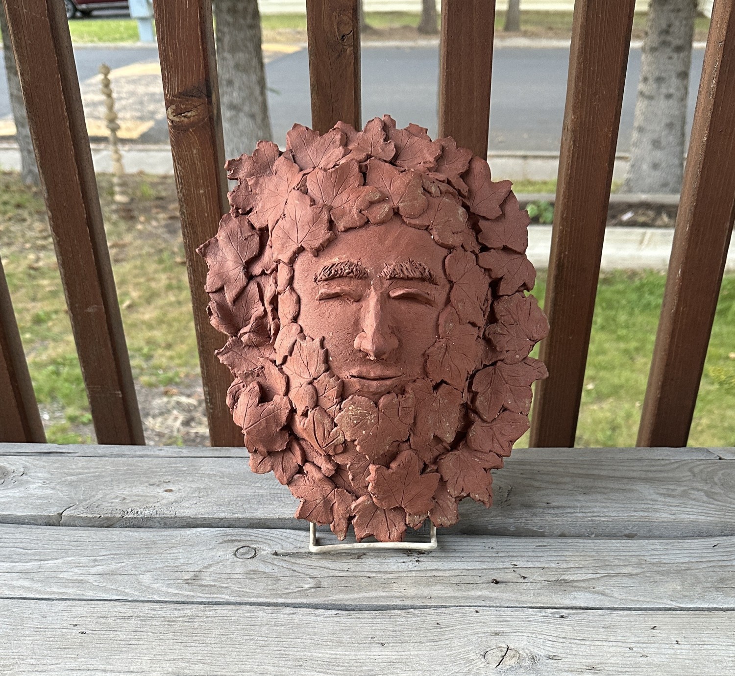 Green Man Outdoor Sculpture