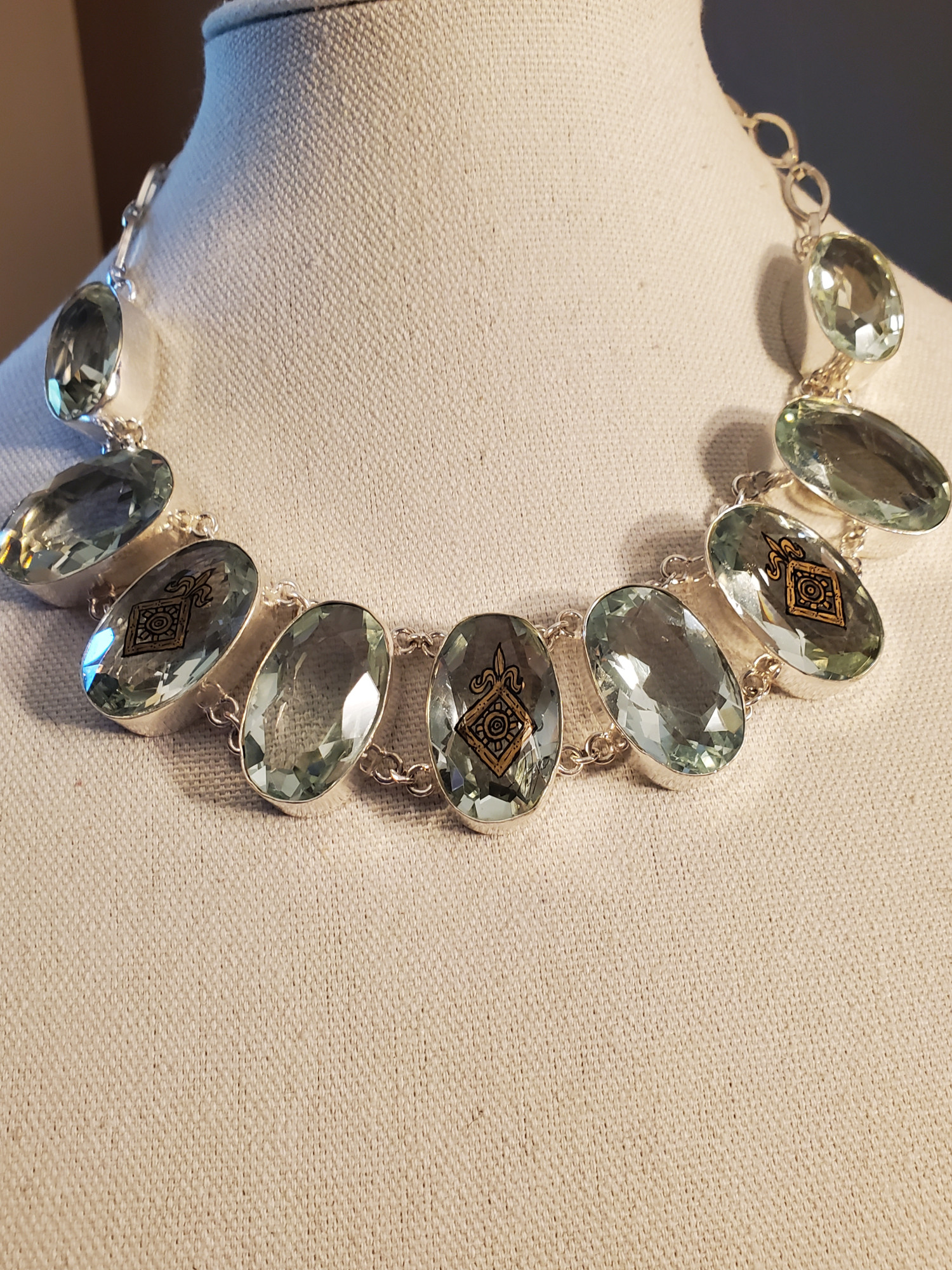 Order of the Mark Collar of Estate White Topaz