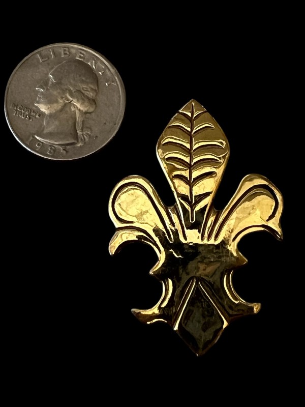 Battle of Wisby - 14th century - Medieval-Style Rivet - Coat of Plates - Fleur-de-Lis