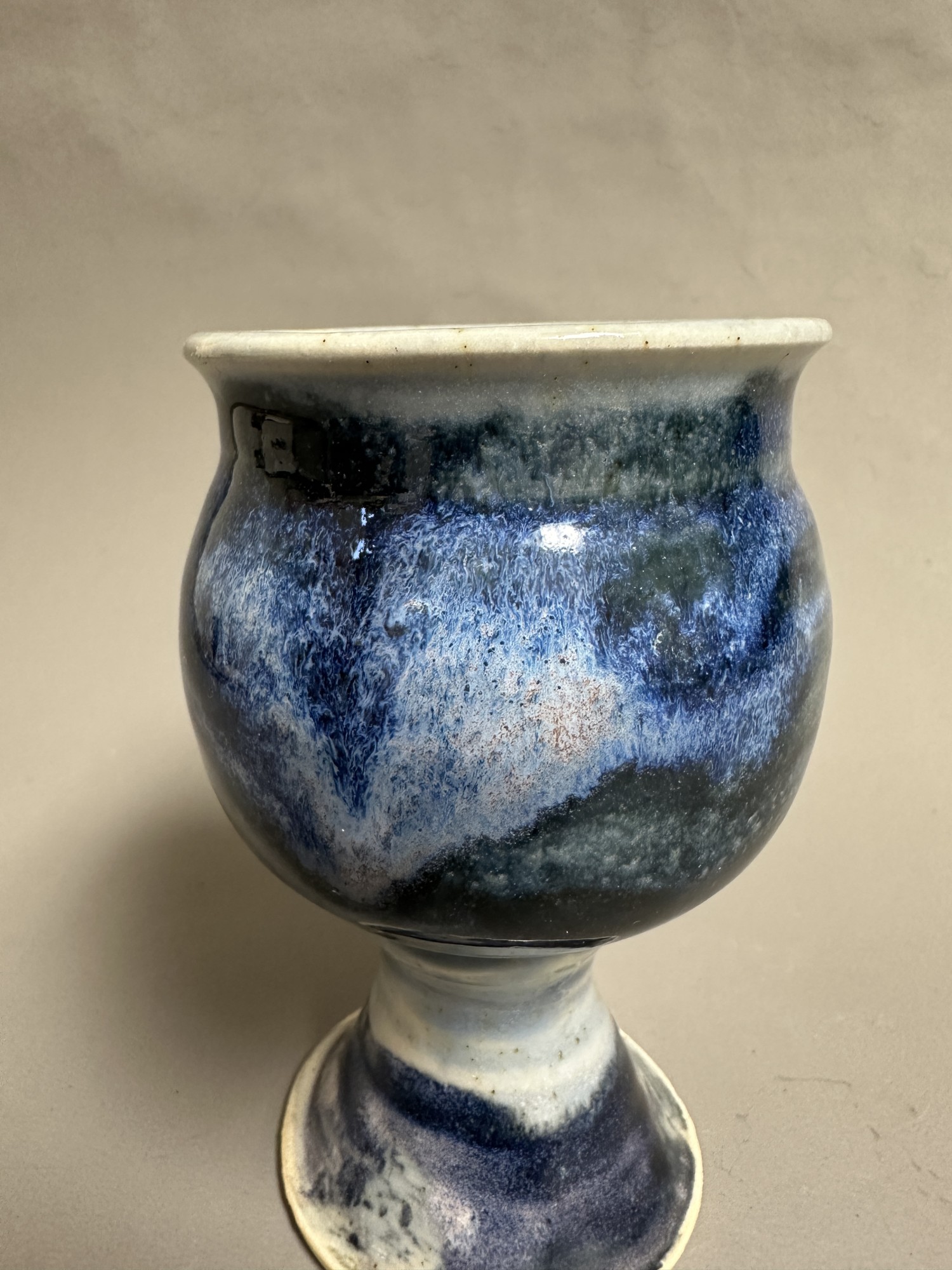 Small Blue Goblet