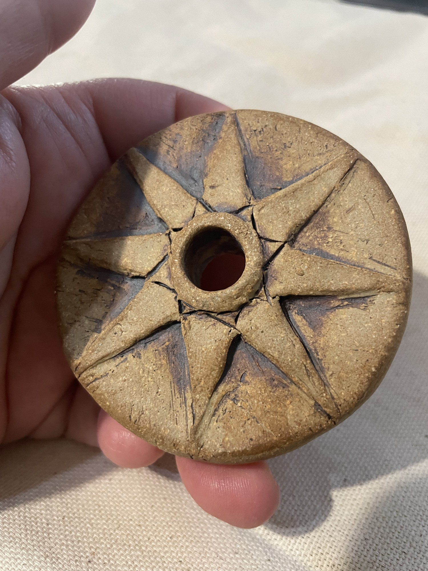 Wheel of the Year Spindle Whorl