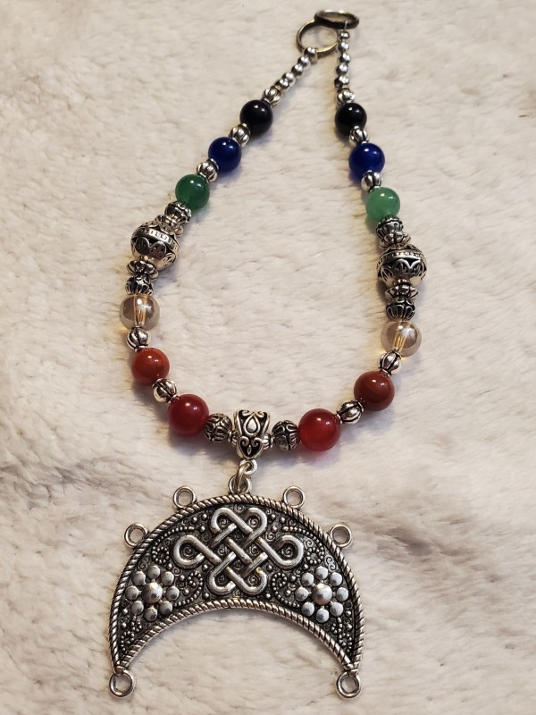 Rainbow Viking Swag in Silver