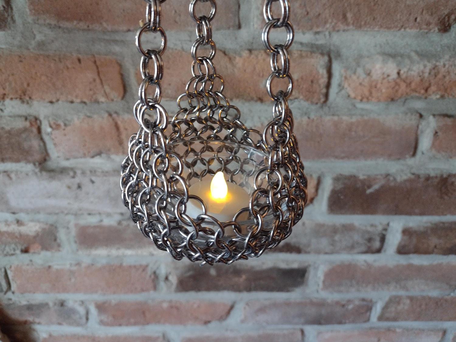 Basic Chainmail Candle Hanger