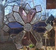 Simple Stained Glass Snowflake
