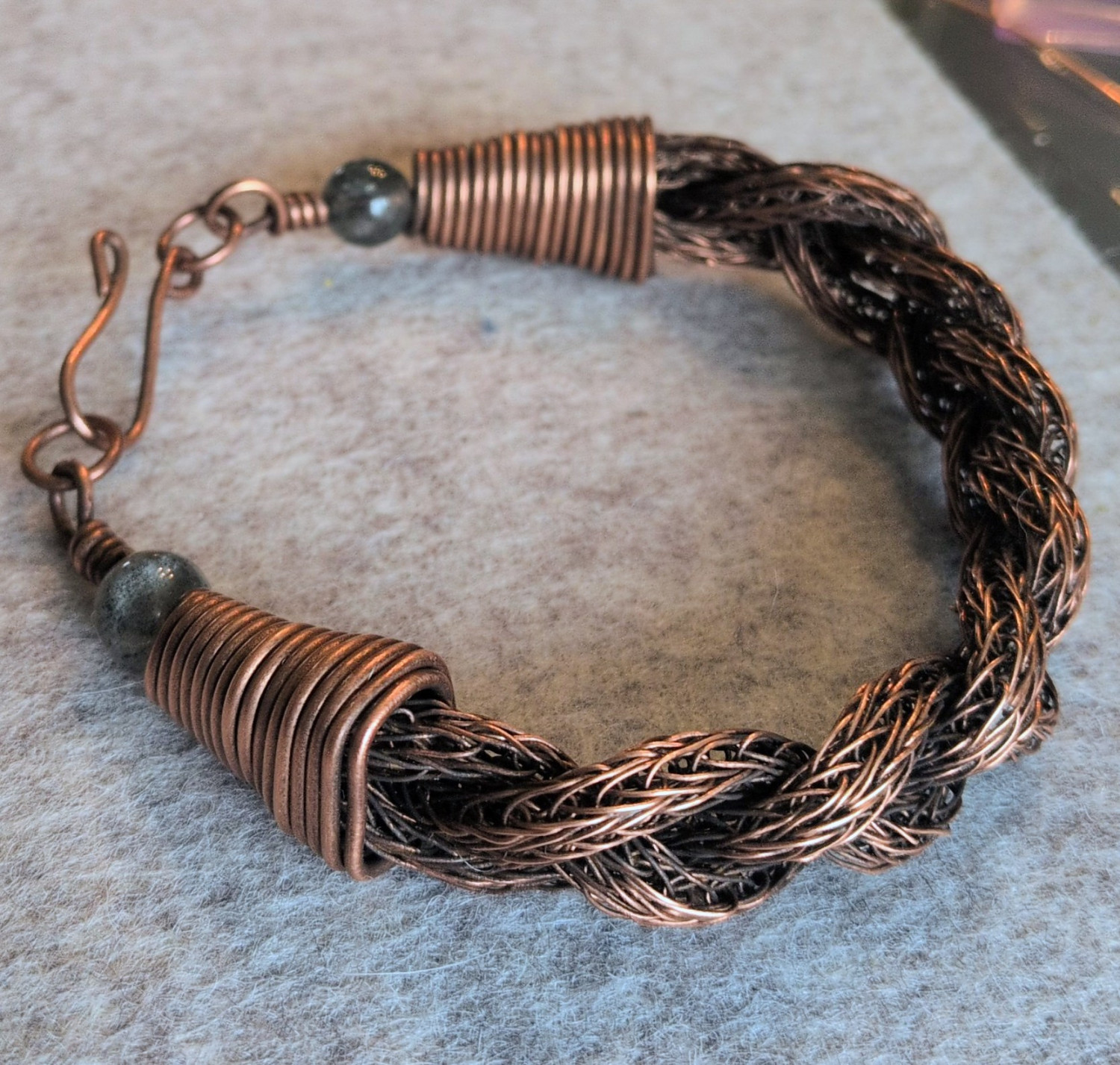 Braided Viking Wire Weave Bracelet