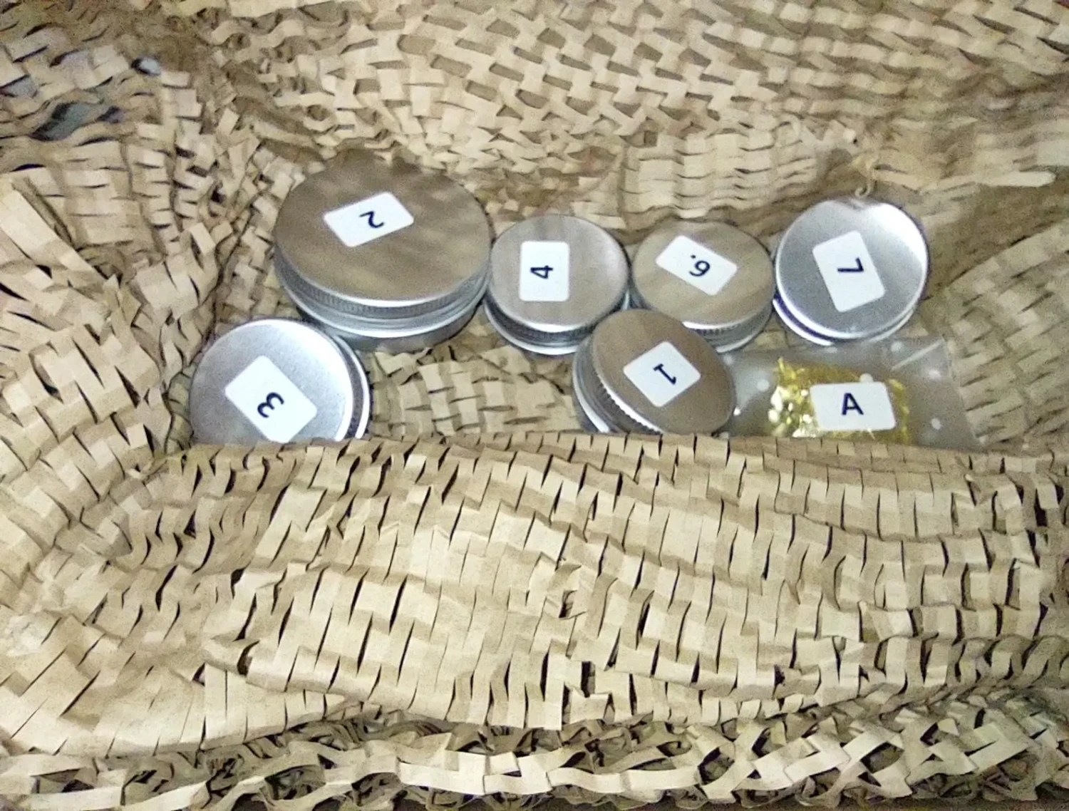 Sample set of recreated fragrances from medieval India