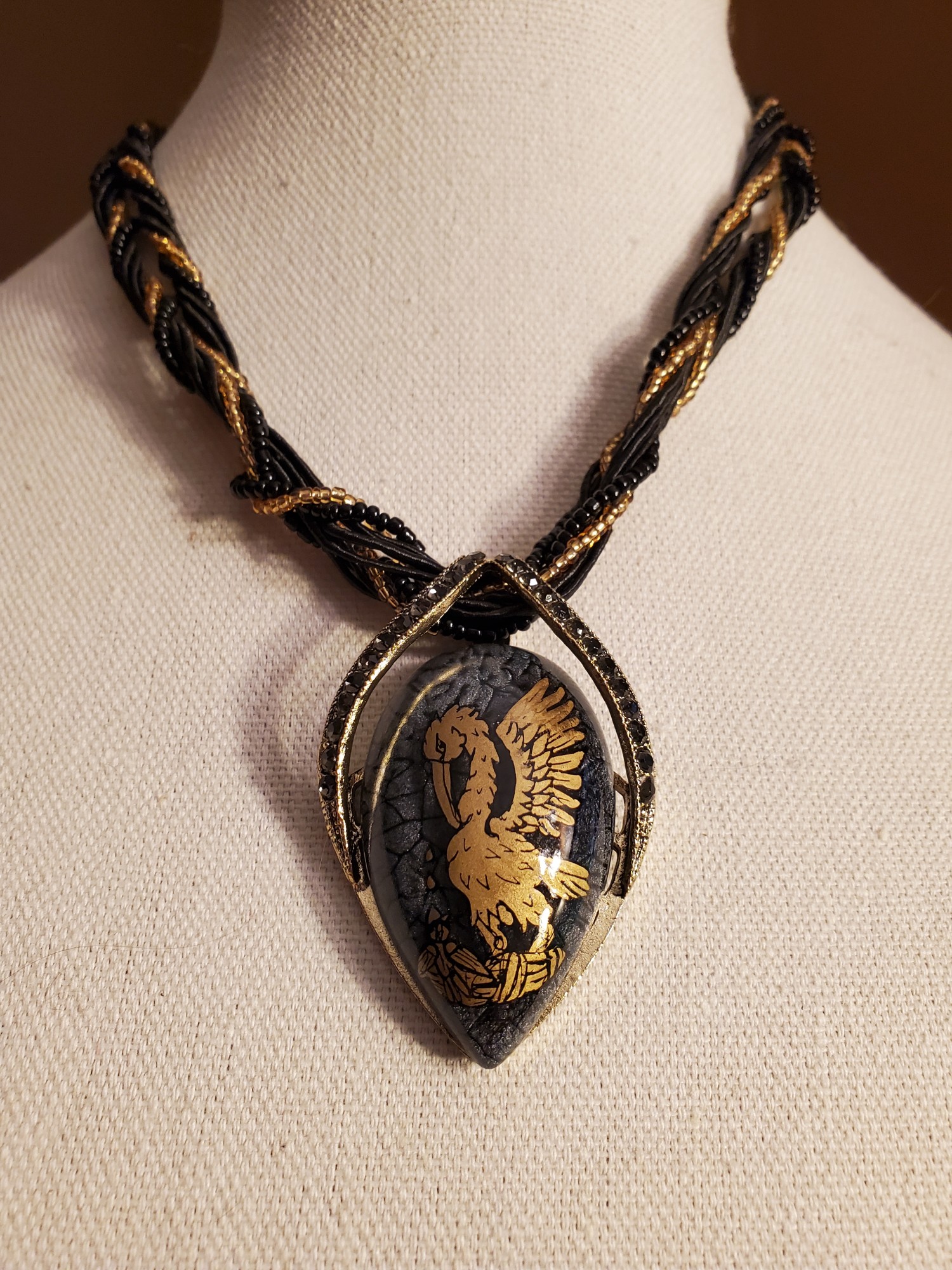 Pelican Mideastern Style Necklace