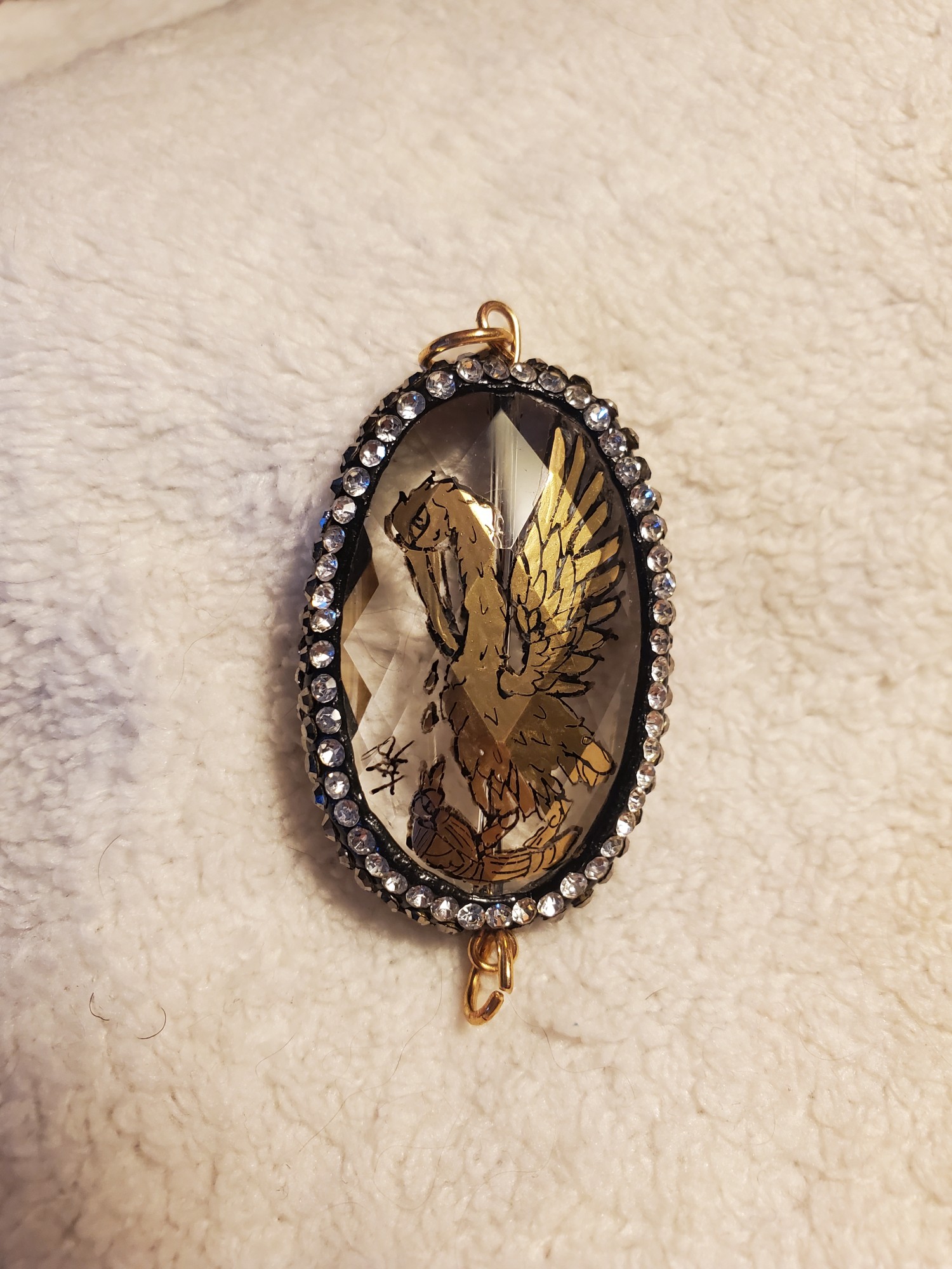 Pelican Glass Pendant