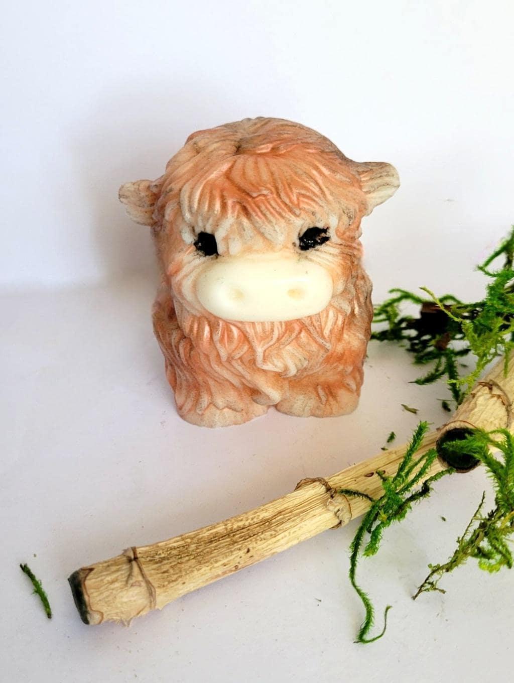 Highland Calf Soy Wax Figurine