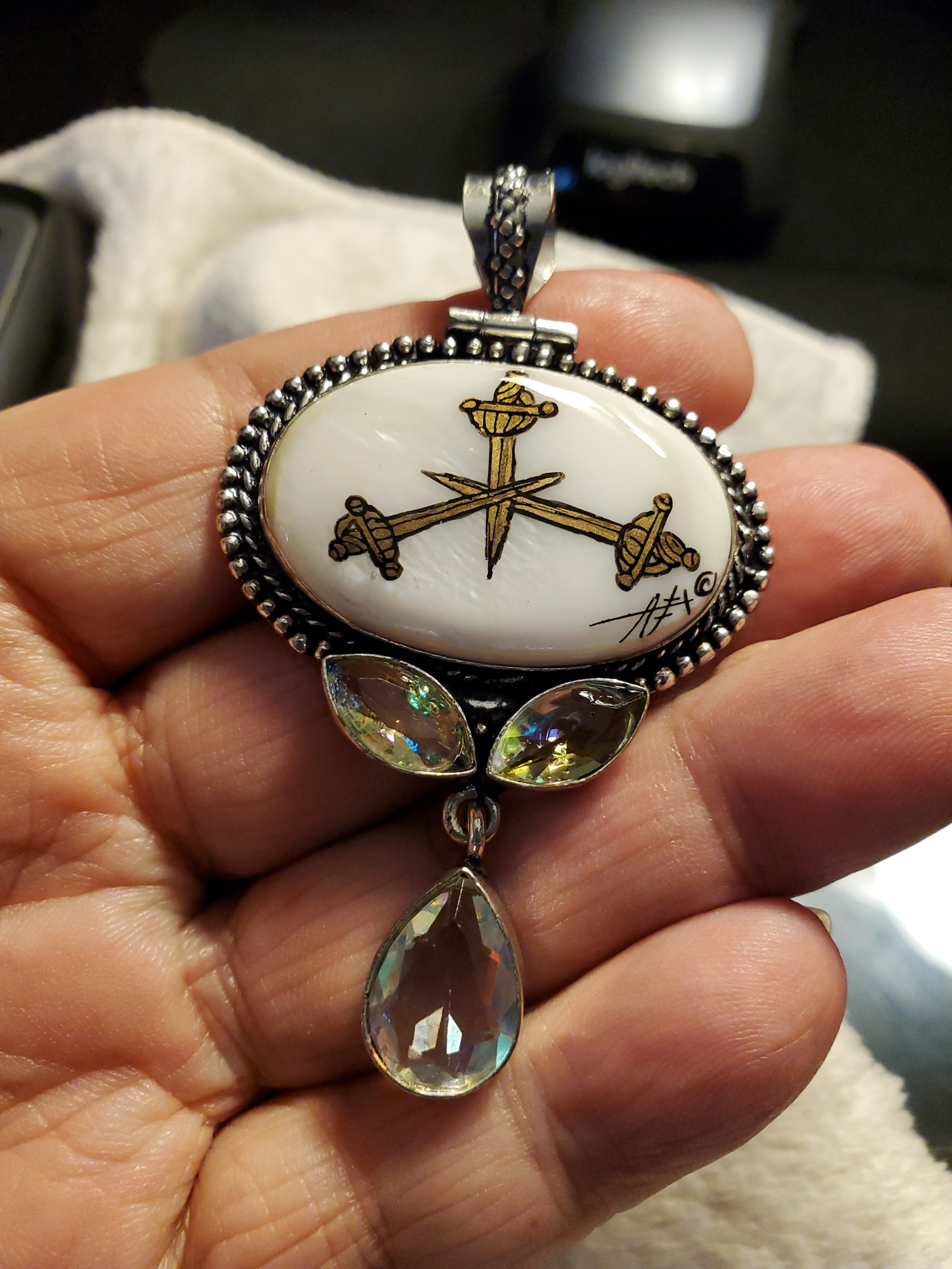 MoD Rainbow Moonstone Pendant