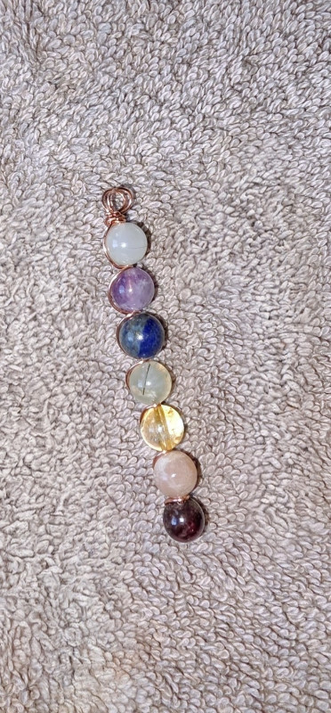 Handcrafted Copper Chakra Pendants