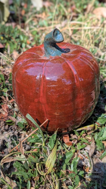 Ceramic pumpkin