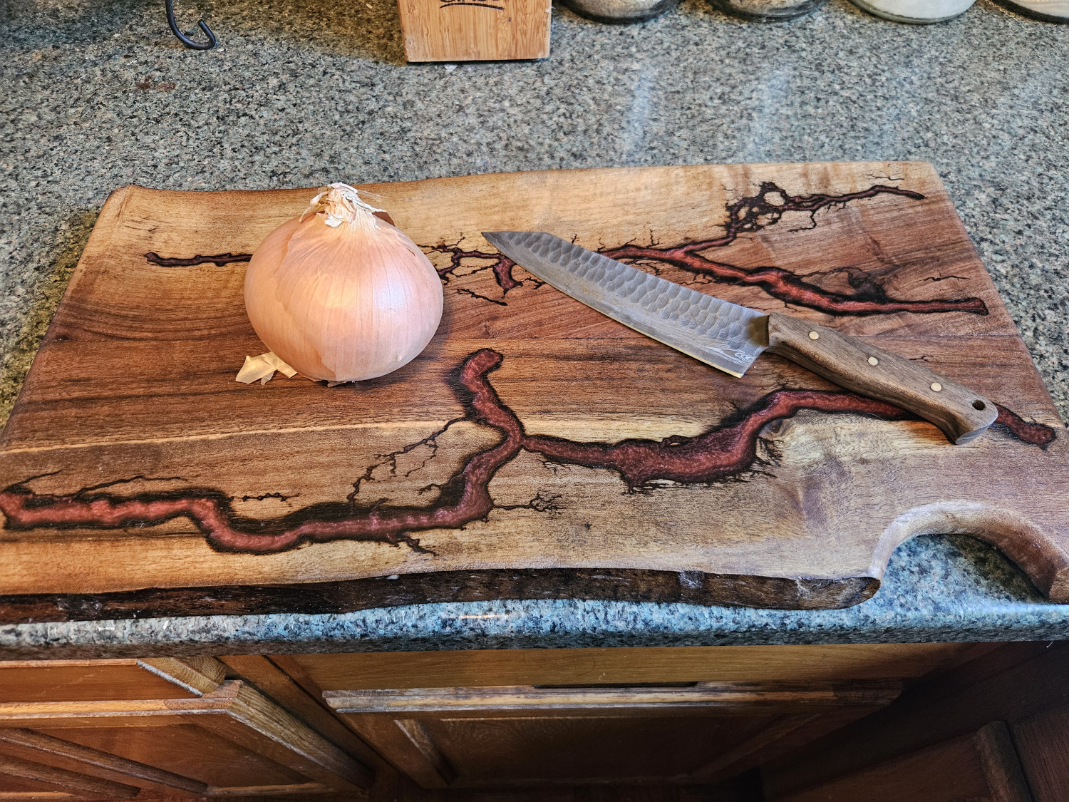 Wood and Resin Fractal Charcuterie Board. MADE TO ORDER