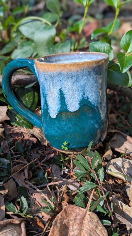 Teal mug