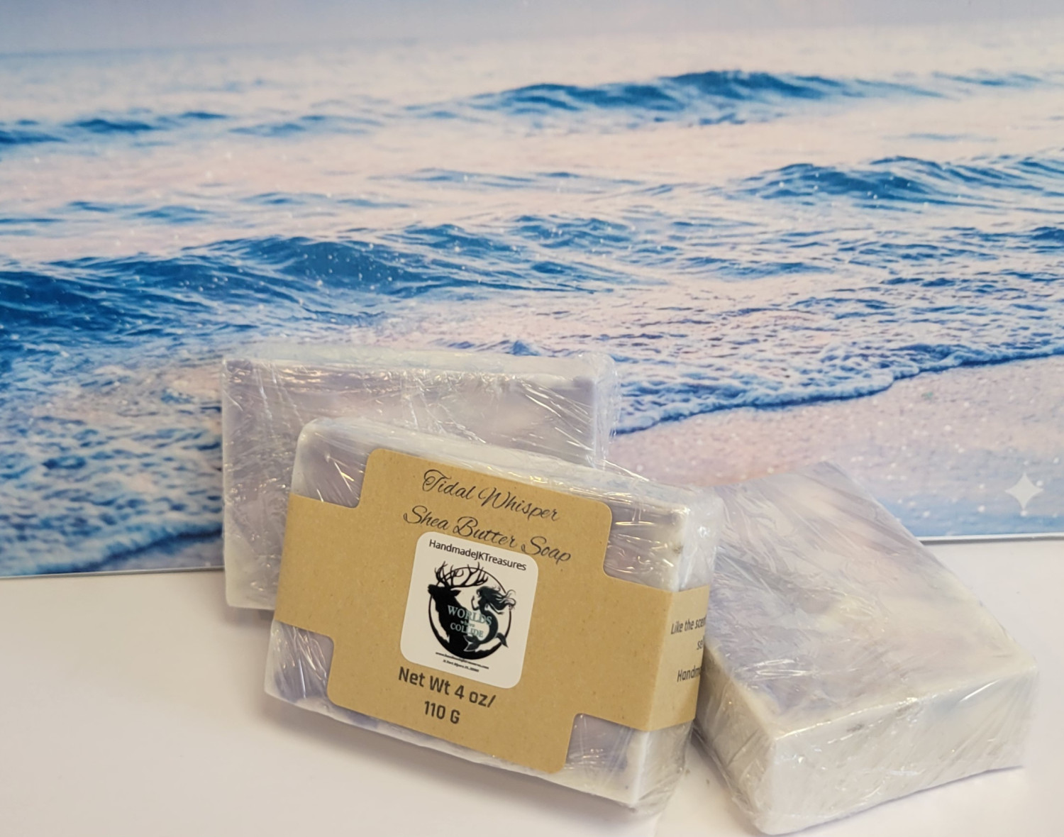 Hand-poured 4 oz Shea Butter Soap Apothecary Series