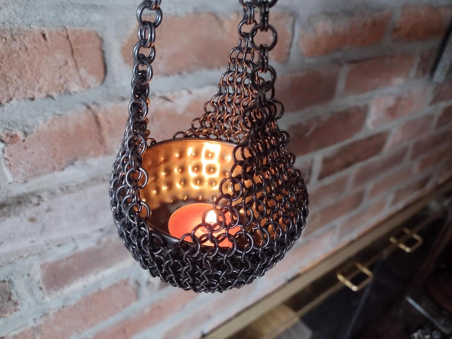 Deluxe Chainmail Candle Hanger