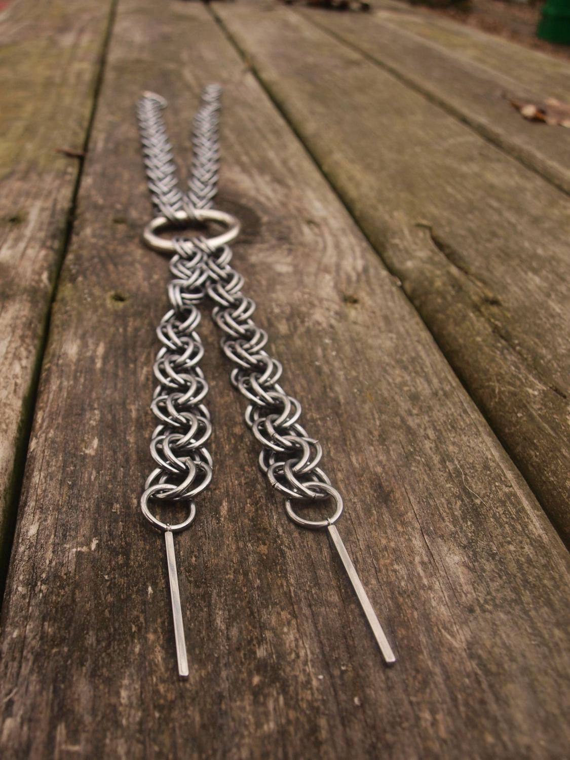 Steel Chain Bolo Tie