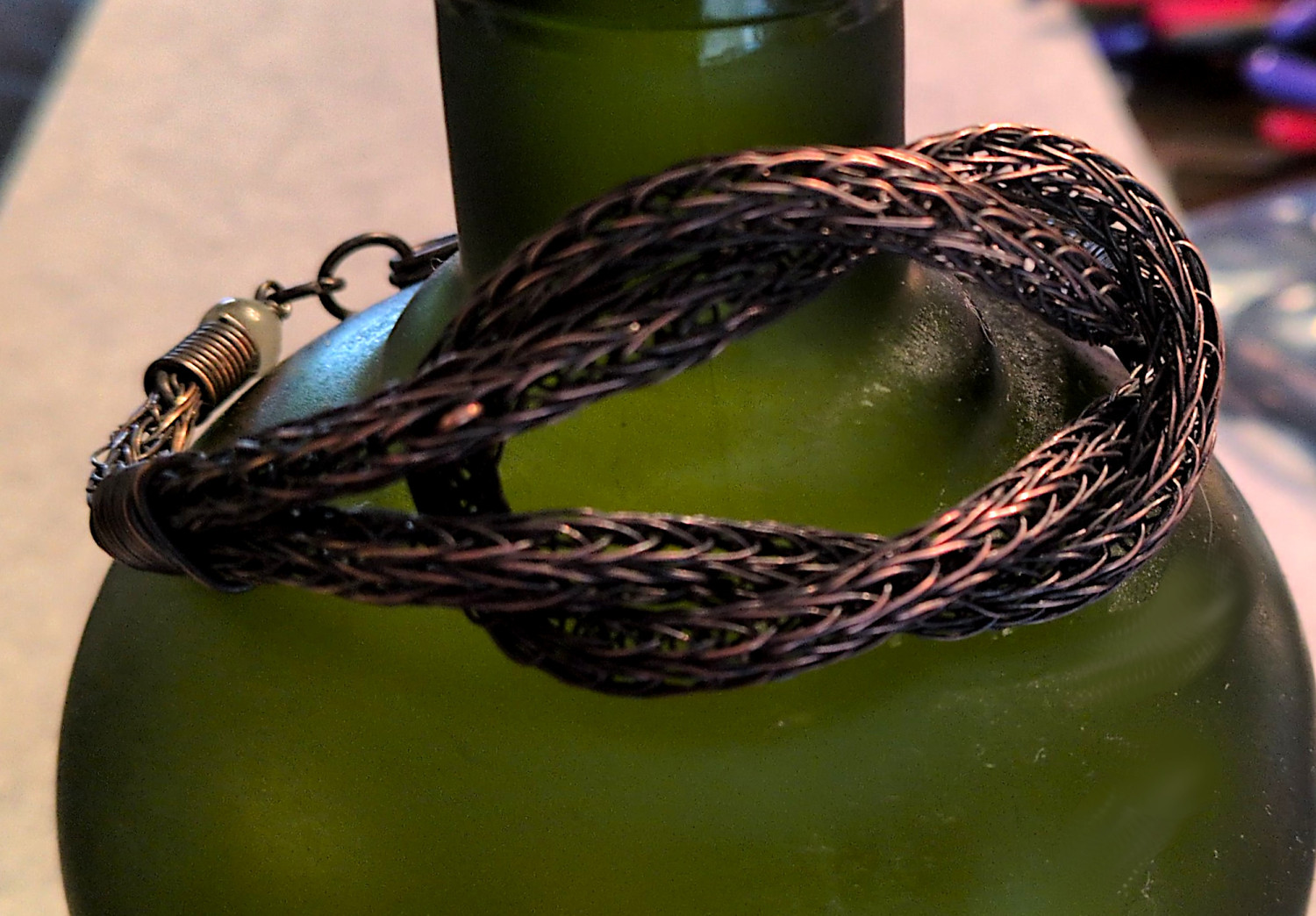 Viking Wire Weave Infinity Bracelet