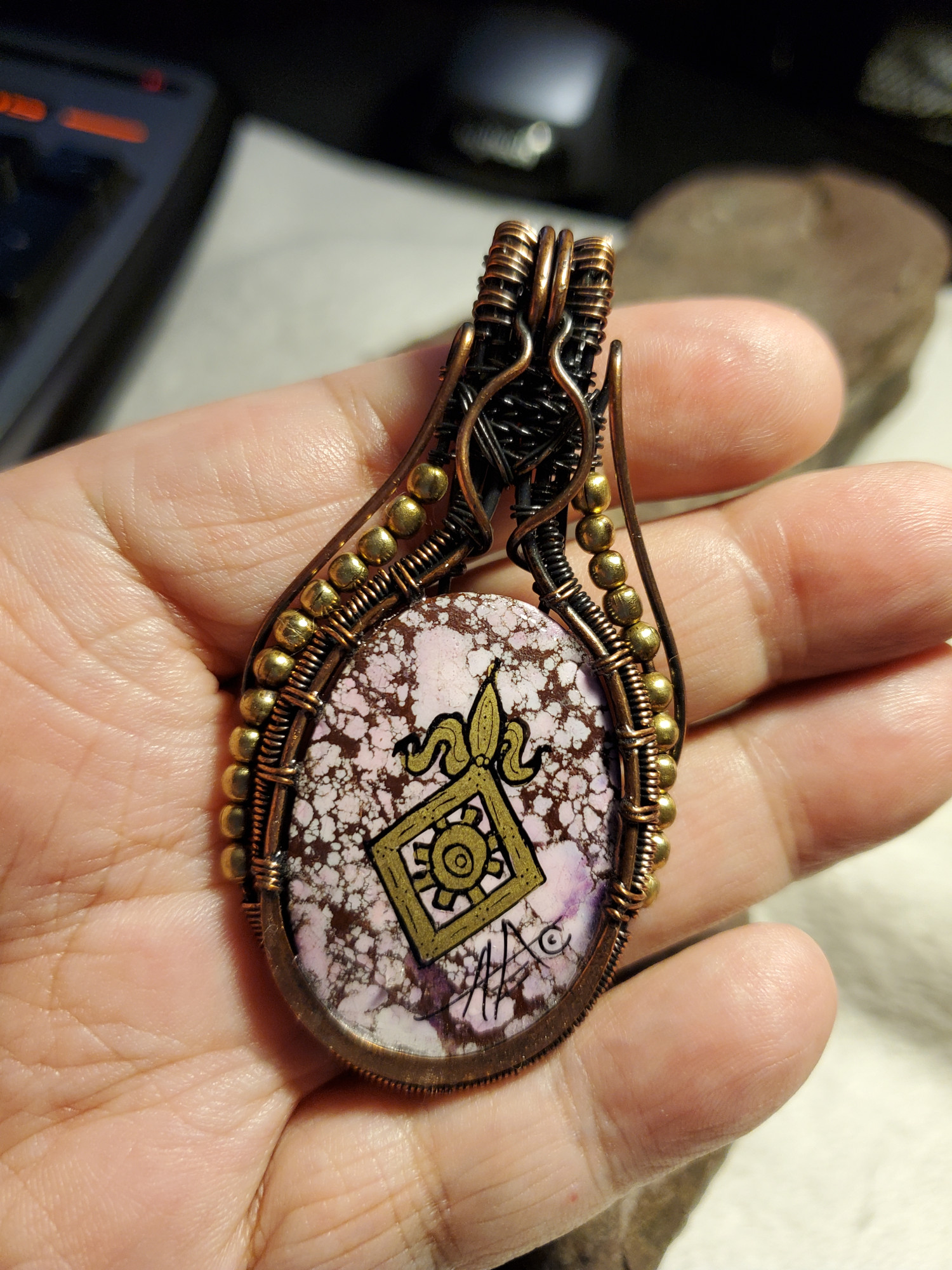 MoD Ocean Jasper Pendant
