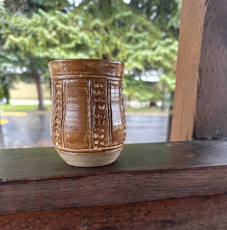 Decorated Medieval Tumbler