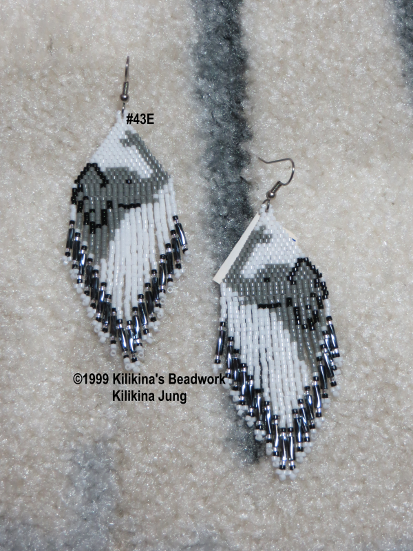 Elephant Earrings - Beaded Elephant Earrings - Circus Animal Earrings - Made by Kilikina