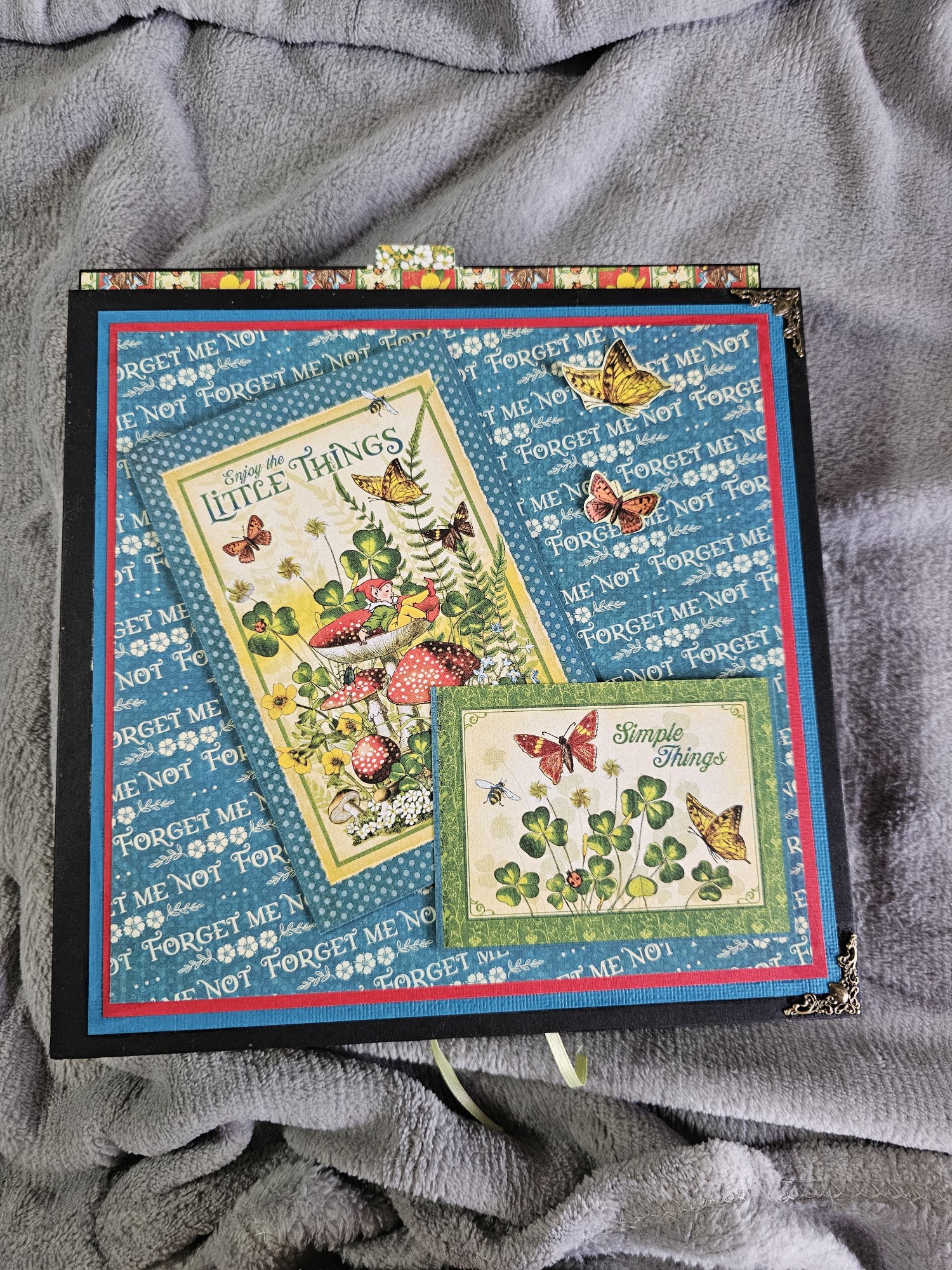 Handmade scrapbook album