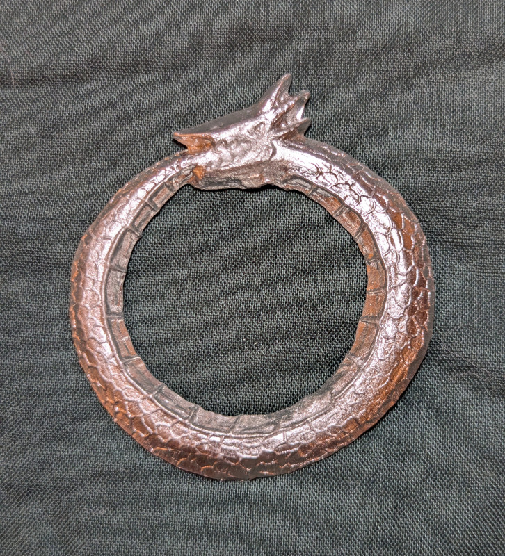 Ouroboros in Pewter
