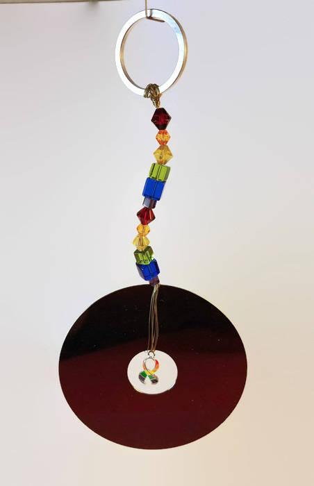 Pride computer hard drive platter suncatcher