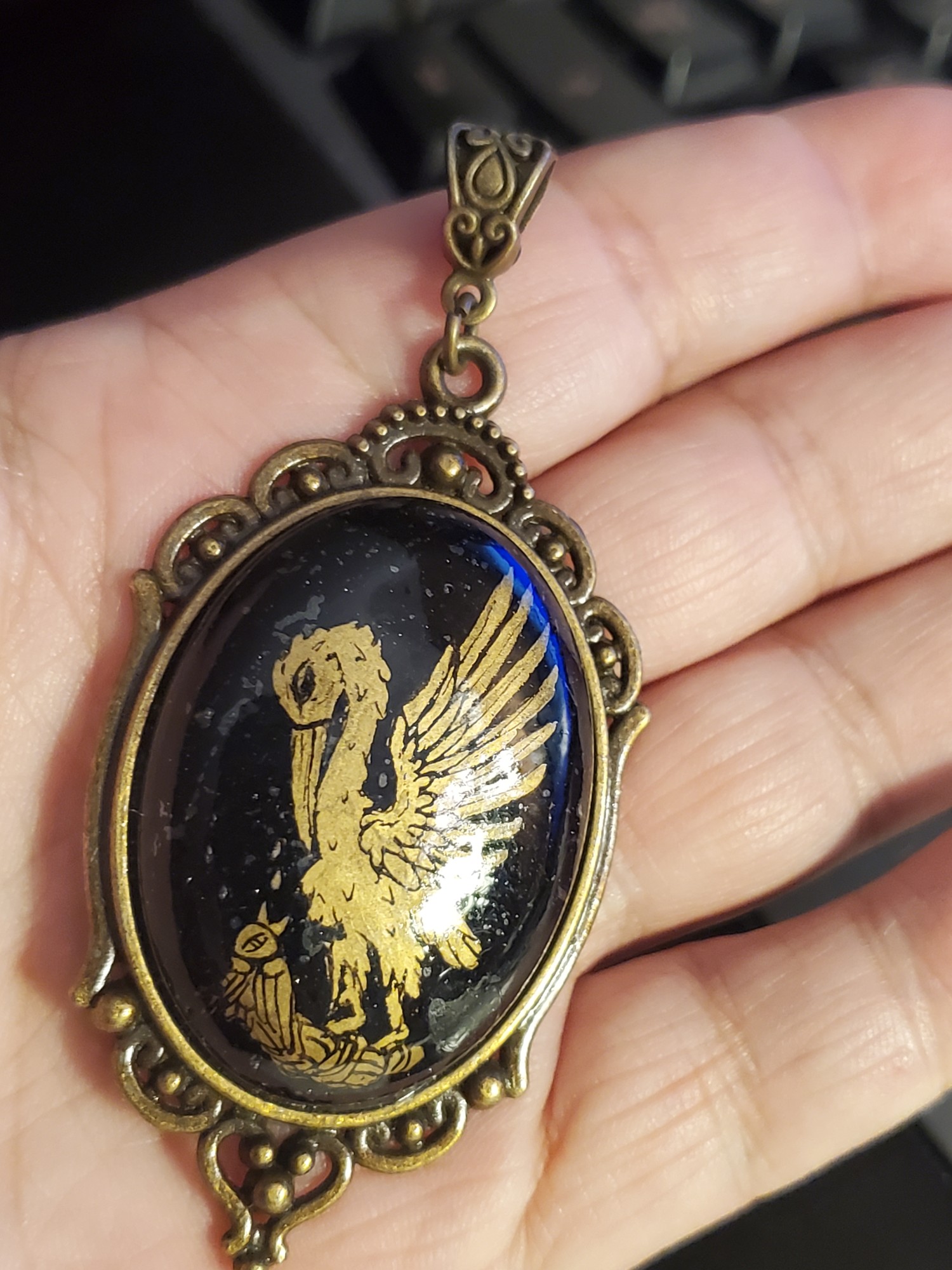 Pelican Dark Sky Sandstone Pendant