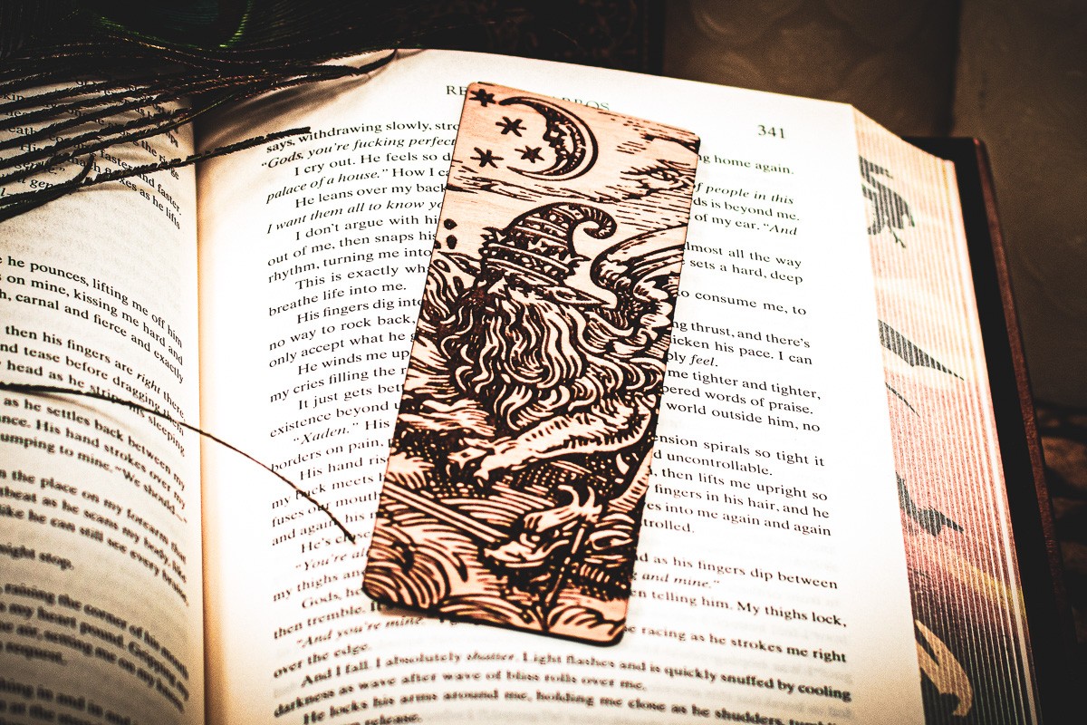 The Astral Sorcerer: A Celestial Hybrid Bookmark