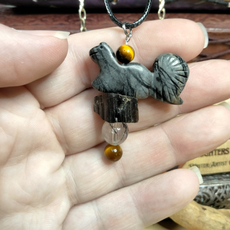 Oh Look, Squirrel! Necklace Pendant
