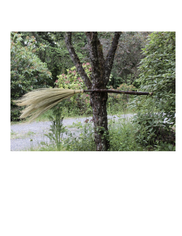 Fantastic Forest Broom - Handcrafted Functional Art