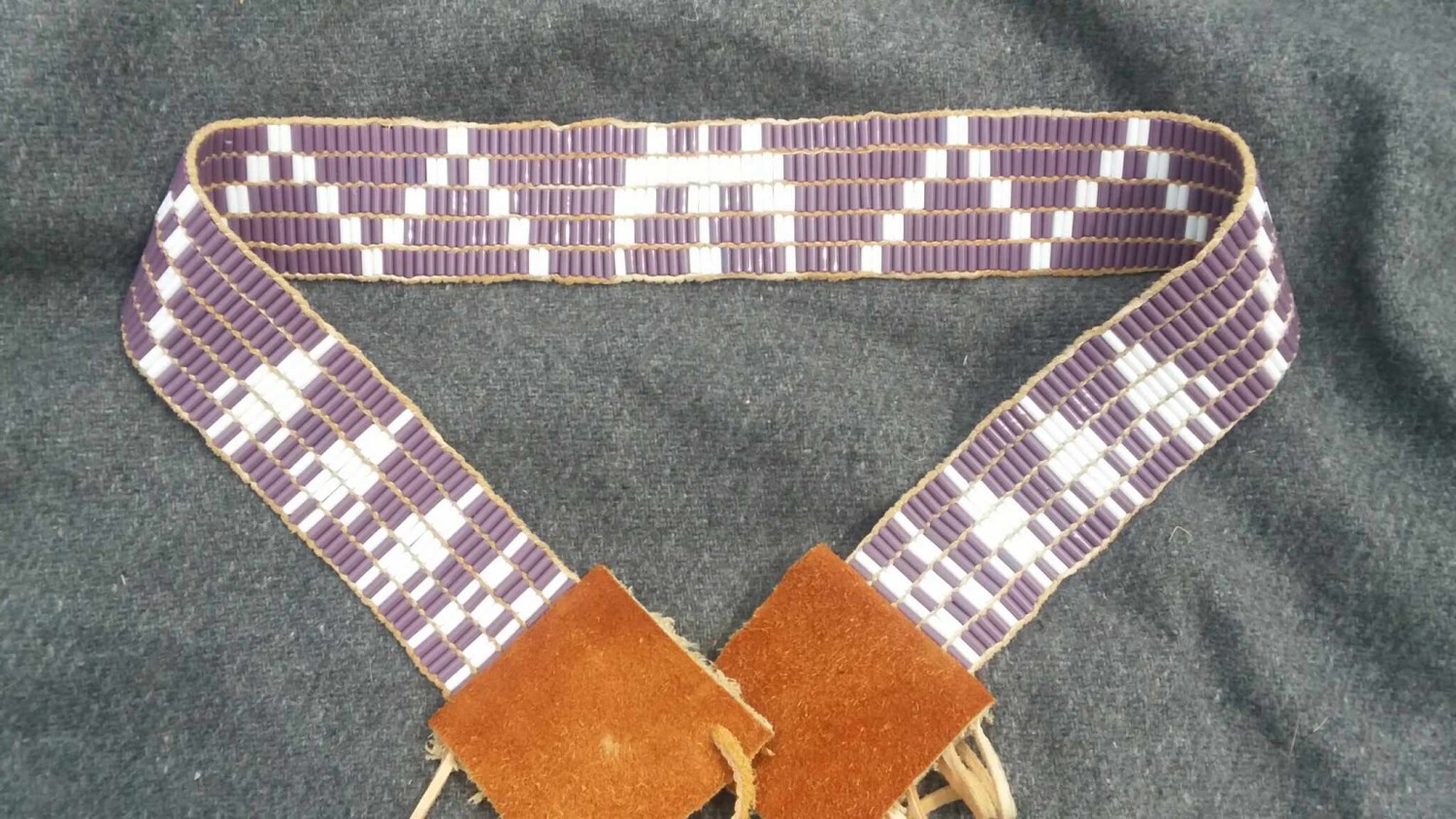 Handmade Wampum Belt Strap Beadwork