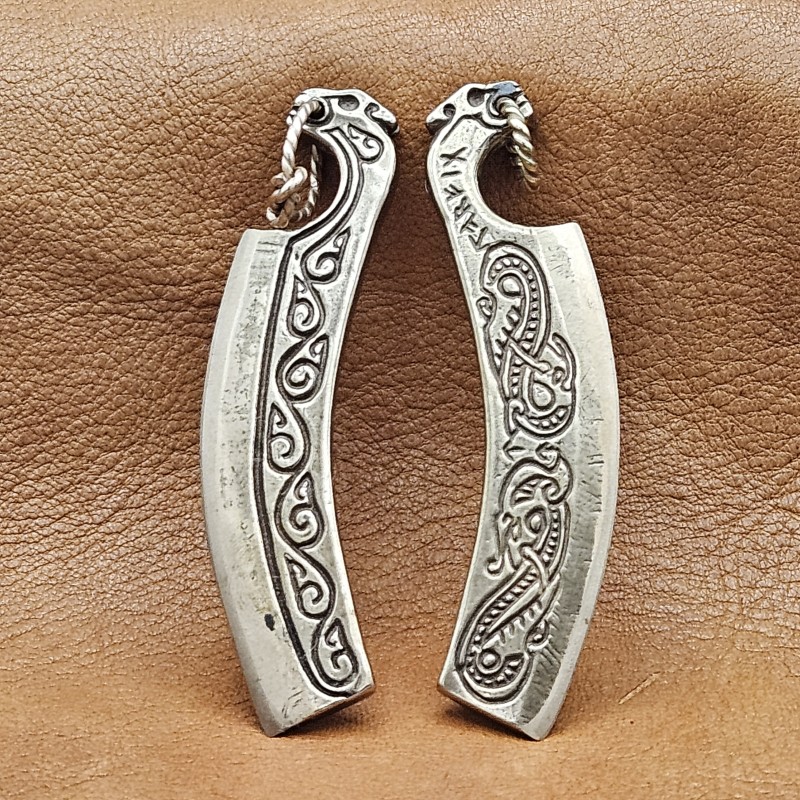 Viking Age ceremonial bronze blade or hoof scraper - use unknown