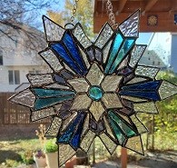 Stained Glass Snowflake