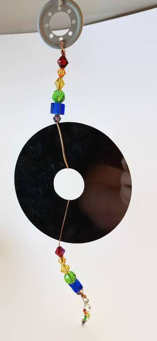 Pride computer hard drive platter suncatcher