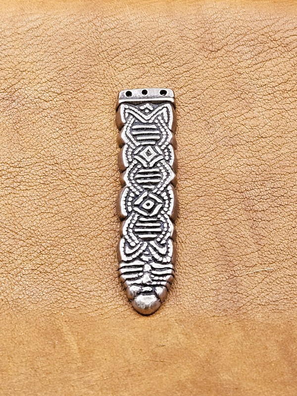 Viking Age belt/strap end - Borre, Norway