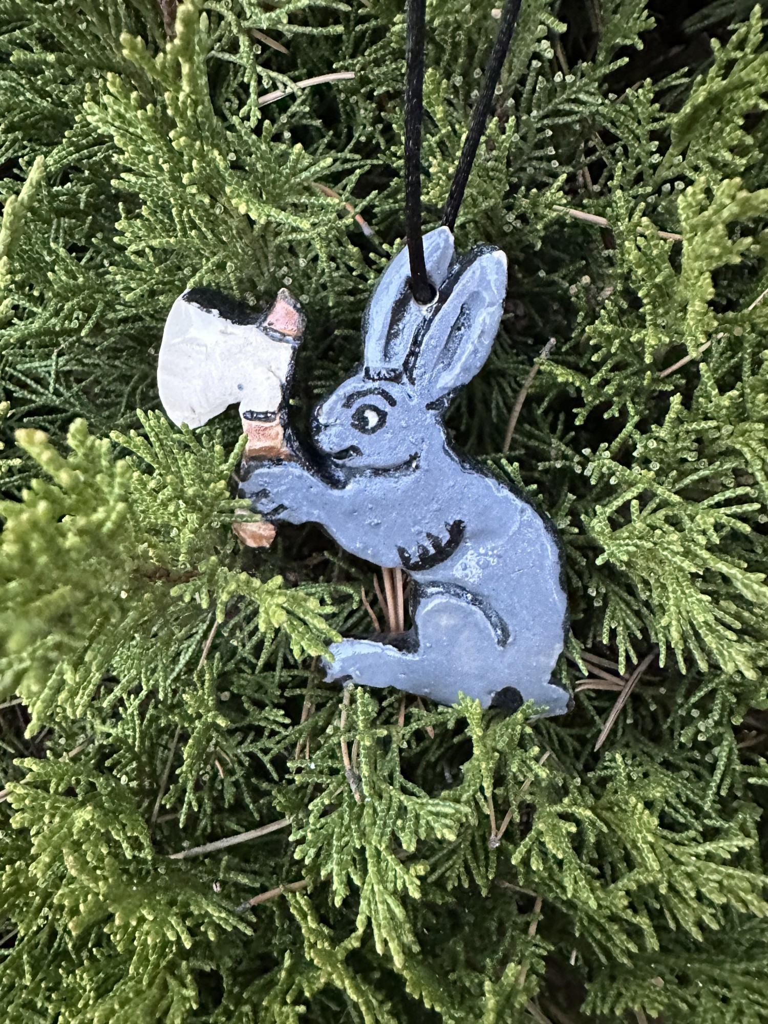 Marginalia Violent Bunny Ornament