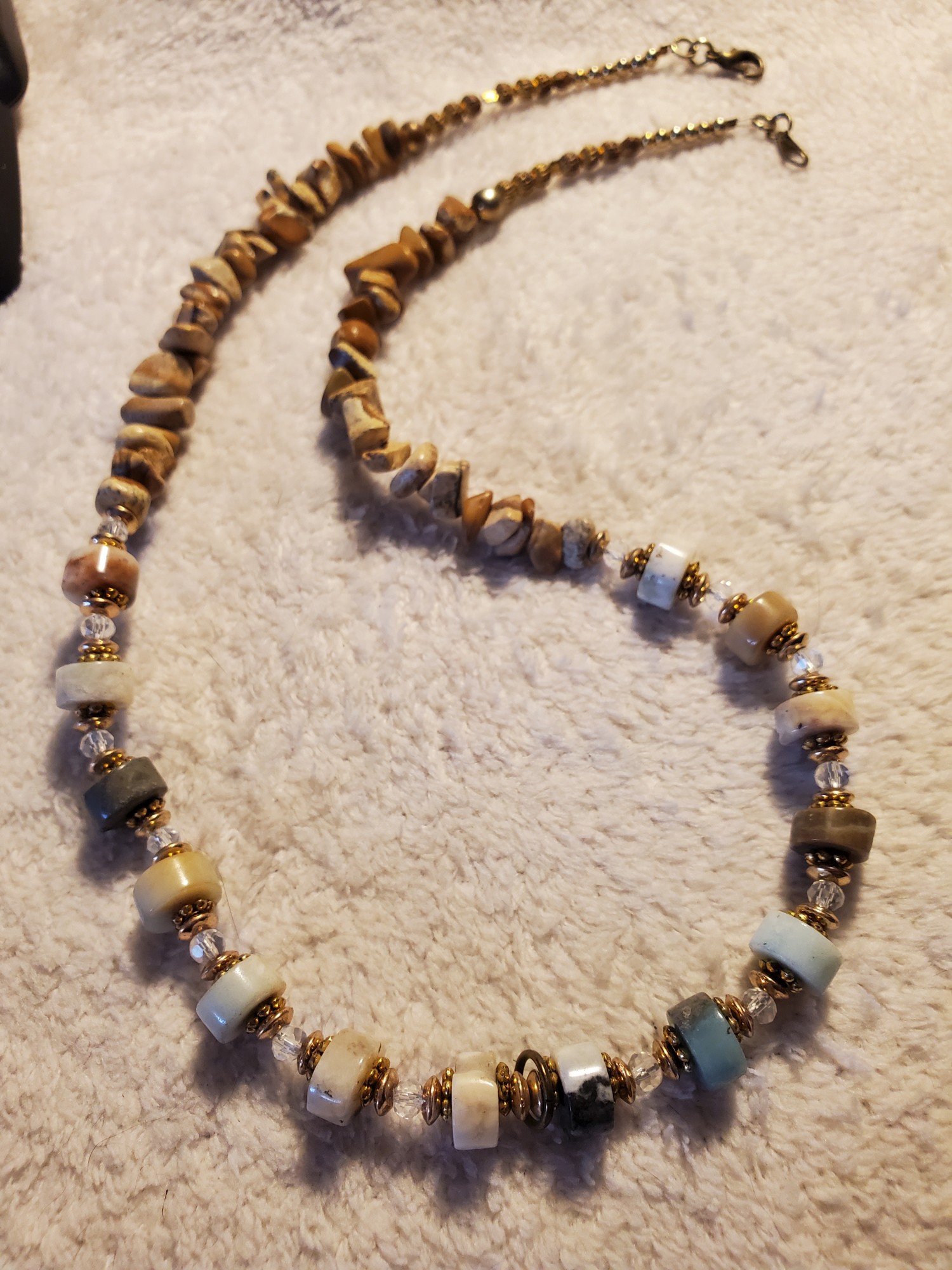 Roman Agate and Jasper Necklace