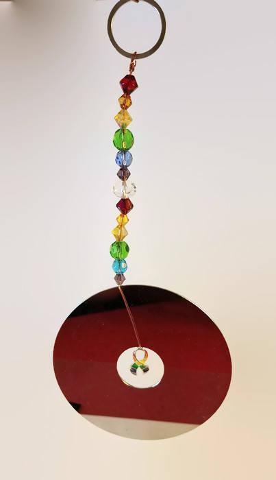 Pride computer hard drive platter suncatcher