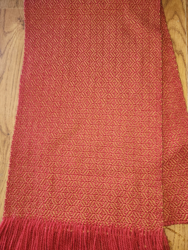 Norse/Viking Apron Panel Blank Madder Red and Dark Gold